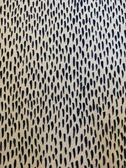 3 Y KATE LOUDOUN-SHAND Dabs in Eve Blue 100% Belgian Linen Fabric