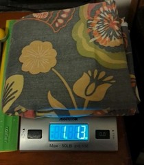 RAZZLE 2011 Covington Decorator Fabric Floral w/ Black Background 1.75 Yd 56″ W