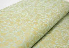 Rifle Paper Co Cotton RP308-M12M Primavera, Moxie Floral Mint Metallic 13 yards