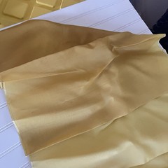 SILK YELLOW & MUSTARD FABRIC 10 Yards x 22 Inches Wide or 360 Inches x 22 Wide