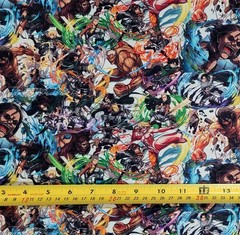 ATTACK ON TITAN COLLAGE ANIME 1 YARD FABRIC ( 36″ X 58″ ) BRAND NEW