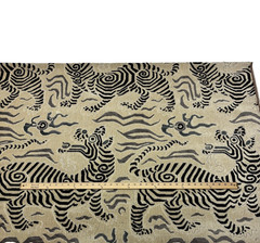 CLARENCE HOUSE TIBET DRAGON ORIGINAL EXCLUSIVE VELVET FABRIC 1 YARD 51″W
