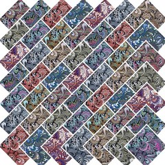10″x 10″ 50 PCS 100% Cotton Floral Fabric Squares Bundles Quilting Supplies f…
