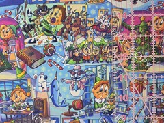 Custom 100% Cotton Woven Fabric Elf Movie Cartoon By The 1/4 Yard 9×56