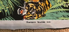 Vintage Rosewood Fabrics Inc. Lightweight Cheetah Animal Print Fabric 60″ × 124″