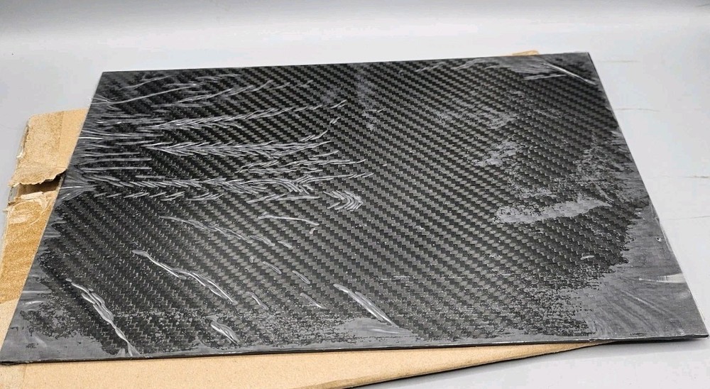 (1) Sheet – 2.0mm 200x300mm Carbon Fiber Plate Twill Matte