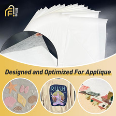 Stitch Witchery 20 Sheets, 8″ X 12″ Fusible Webbing for Fabric Applique, Light W