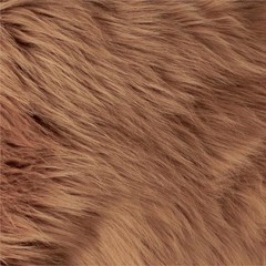 Eden MOCHA MOUSSE Shaggy Long Pile Soft Faux Fur Fabric for Fursuit, Cosplay Co