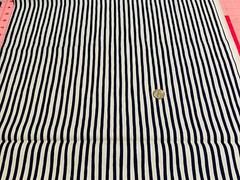 Fabric Stripes Navy on White Nautical Cotton QUILT TREASURES 1/4 Yd 28496 N