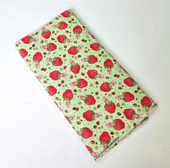 VTG Strawberry Shortcake Those Characters From Cleveland 2003 Flannel Green BTY