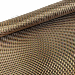 3k 250gsm Plain Weave Cloth Rose Gold Reflection Metallic Carbon Fiber Cloth