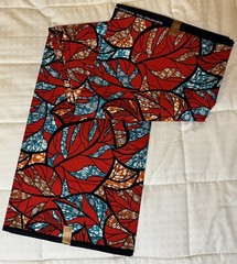 Ankara/Kitenge Fabric from Tanzania, 6 Yards of African Wax Print, 100% cotton