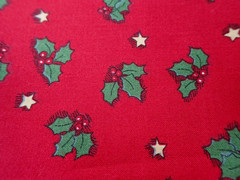 VTG 1990s Fabric Traditions Susan Winget Christmas Holly Berries Fabric #2019