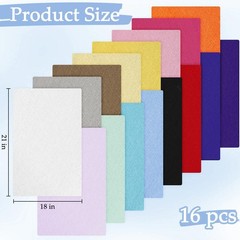 KEPYDRMTF 18×21 inch Cotton Fat Quarter Bundles 16PCS Colorful-16 Quilting