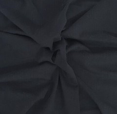 Black Pre Washed Cotton Fabric Jersey Knit by the Yard 280GSM 3/19