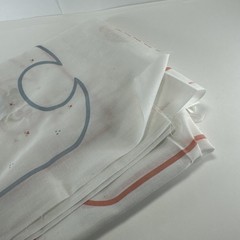 Vintage That’s Our Baby Bibs Do It Yourself Sewing Panels A Sheet Of 10 W/ Mice