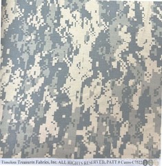 Timeless Treasures Fabric 10 Yard Piece NEW Digital Camo ARMY 100% Cotton