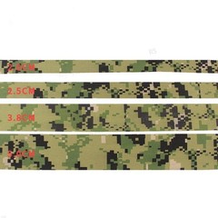 1M Digital Camouflage Webbing Non-elastic Edging Strips 2.0/2.5/3.8/5.0cm Width