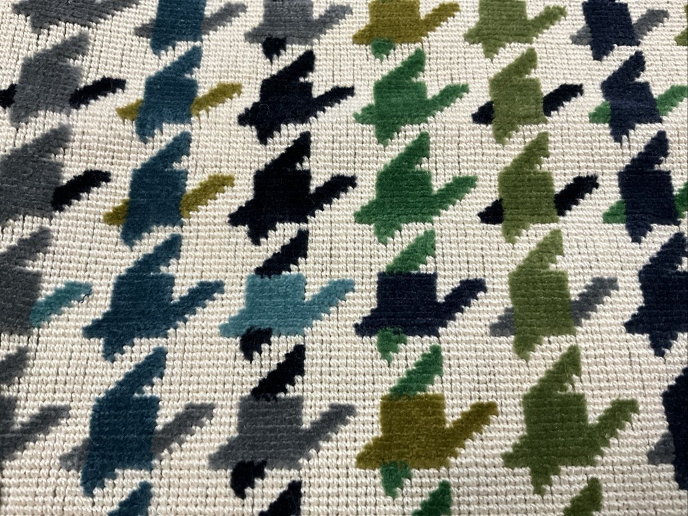 Kravet Couture Discontinued Sample In Peacock 35” X 24”