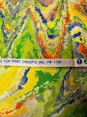FUSION BY JEFFREY MARC Lime Green 1 yard 100% Cotton Fabric Free Ship SBB NTC