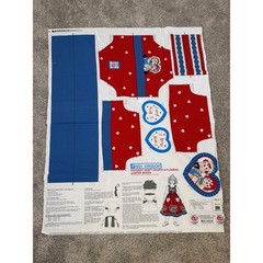 Vintage Daisy Kingdom Raggedy Ann Hearts & Flowers Jumper Bodice Fabric 4385