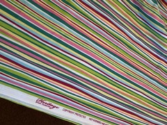 HERITAGE STUDIO Green Pink Yellow Blue STRIPES Cotton quilt crafts Fabric 1.5YDS