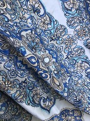 1.6Yards 60% Silk 40%Cotton Satin Fabric 50”Width Dress Blouse Shirt￼