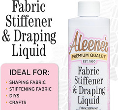 Aleene’S Fabric Stiffener & Draping Liquid 8 Fl. Oz