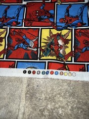 Marvel Spider-Man License Precut 100% Cotton Fabric 1 Yard