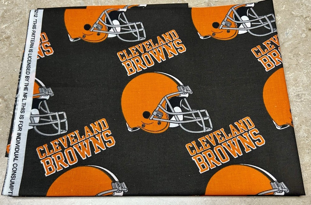 Cleveland Browns NFL Football Original 22″x 58″ Cotton Fabric 2006 NFL #6212