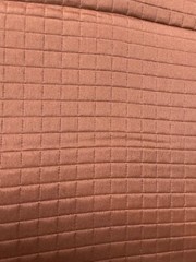 Fabric Lot 2 Yds 12 Ins 56 W Brown Chocolate Quilted Polyester Jackets
