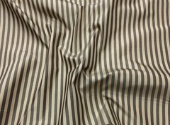 100% Silk fabric by Scalamandre, 54 inches wide, ticking stripe
