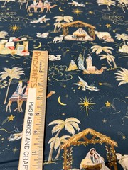MODA 2026 Christmas Silent Night per yard 100% cotton fabric 36 x 44 Nativity 12