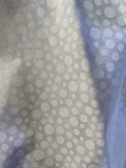 1 Yd White on White Tone on Tone Cotton Fabric Sprinkles Scattered Dots Circles