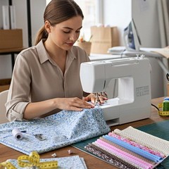 70 Pcs 10 X 10 Inch Cotton Fabric Squares, Precut Quilting Fabric Bundles, Multi