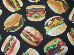 Realistic Taco Tacos Deluxe Snacks Food Cotton Fabric FQ