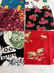 Lot of 40 “I SPY” Quilt Squares 5″x5″ 100% Cotton, Rotary Cut, No Two Are Alike