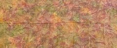 Green Dots Orange Red Batik Half Yard 1.2 yds x 1/2 yds Quilts Sewing Crafts