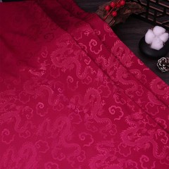 150cm Dragon Jacquard Brocade Fabric Damask Silk for Hanbok Cheongsam DIY Sewing