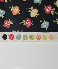 Knock Knock Fabric 1 Yard Dana Brooks Henry Glass Hong Kong 9372 Floral Swirls