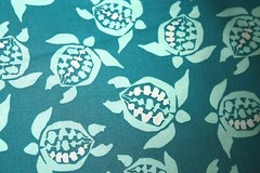 Turtle Ocean Fabric Cotton Sea Life for Face Masks 1/4 yard 9″ x 44″ !