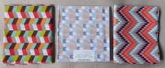 25 Fat Quarters, Assorted Geometric Patterns, Multicolor 18″x21″ Cotton Fabric 2