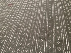 1.75YD PARKER & JULES Birdlip Hunter Colorway 100% Oyster Linen Fabric Belgium