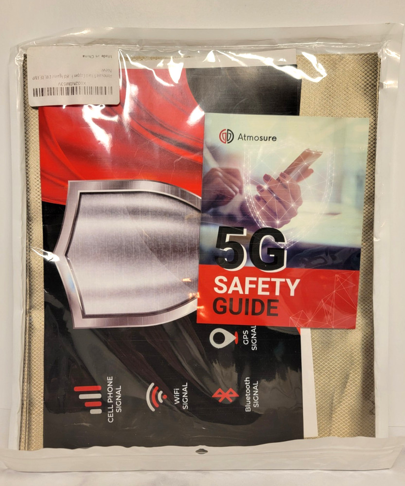 Atmosure 1 Yard Copper Faraday Fabric 44″ x 36″ EMF Blocker & EMP Protection NEW