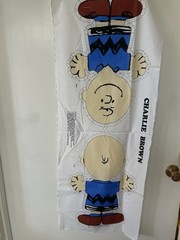 VINTAGE 1980’S CHARLIE BROWN CUT AND SEW STUFFED PILLOW PANEL