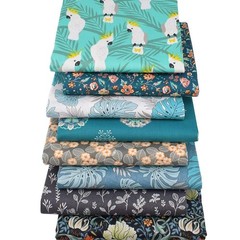 50pcs 100% Cotton Fabric Bundle 10″ x 10″ PreCut Fat Squares Sheets Printed F…