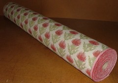 Scottish Thistle Curtain Fabric Rosso Upholstery Cushion Blind Use Jacquard