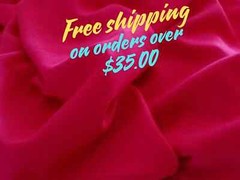 Tropical gabardine in 3 shades of Orange or any other color in my store