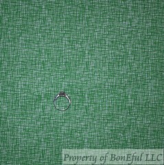 BonEFul FQ Cotton Quilt Dark Kelly Green Tone Calico Tiny Flower Blender Print S