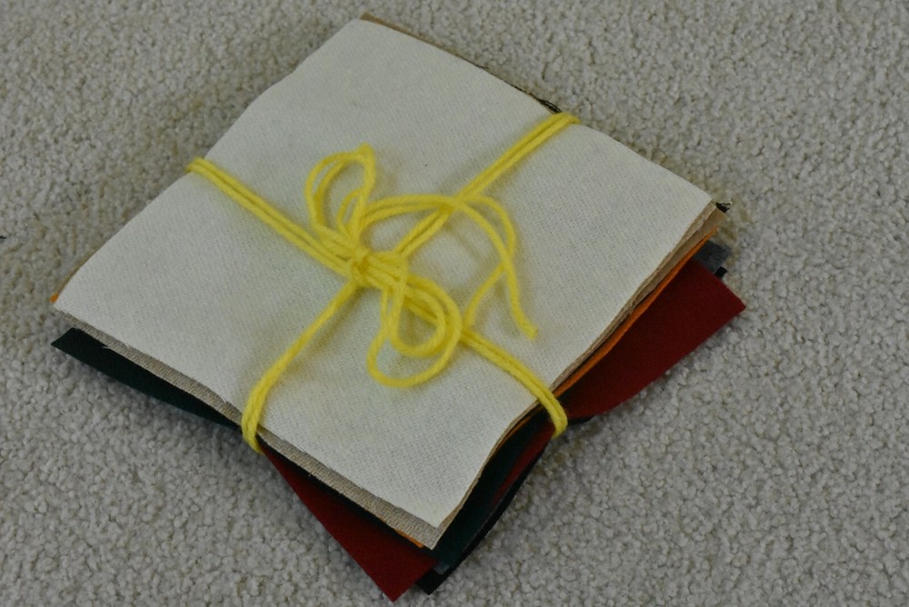 10 Pieces, 6″ x 6″ Wool Squares, 100% Wool, P02